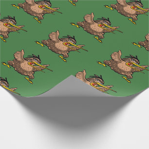 Papier Cadeau Oiseau de kiwi de la Nouvelle Zélande de bande