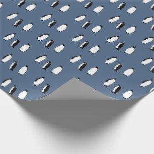 Papier Cadeau Oiseau de pingouin bleu Antarctique animal polaire