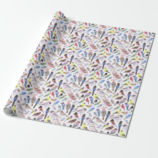 Papier Cadeau Oiseaux d'Amérique - animaux de compagnie et oisea