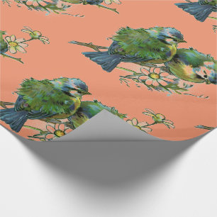 Papier Cadeau Oiseaux de ressort