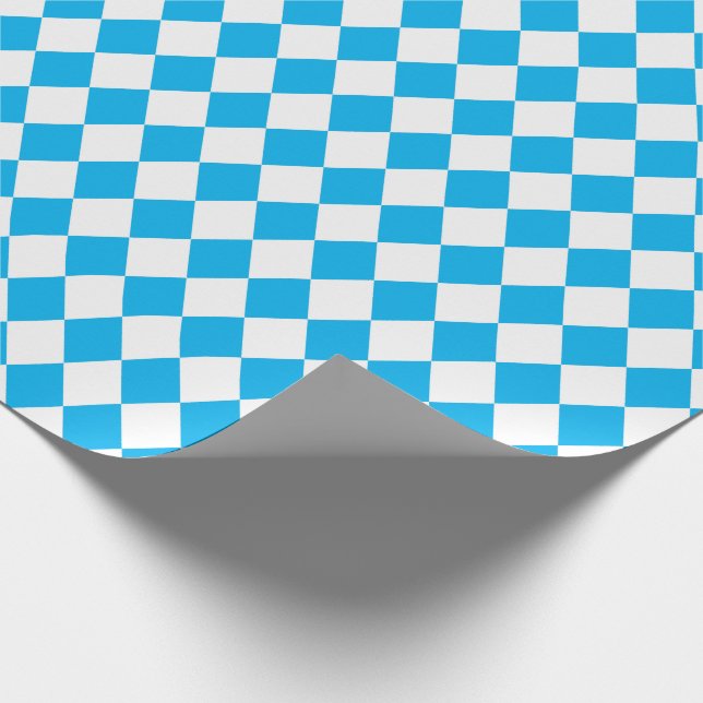 Papier Cadeau OKTOBERFEST festival de bière drapeau bavarois ble (Coin)
