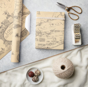 Papier Cadeau Old Long Island 