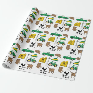 Papier Cadeau Old Macdonald a une ferme Ma vie agricole pour les