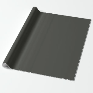 Papier Cadeau olive noire (couleur solide)
