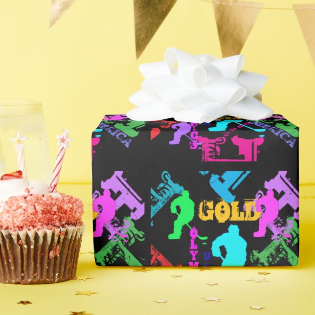 PAPIER CADEAU OLYMPIC HOCKEY PRINTED BACKPACK (Fête d'anniversaire)