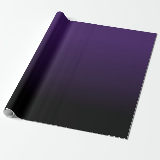 Papier Cadeau Ombrage plat monochrome de goût (Déroulé)