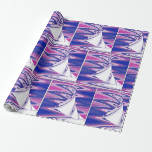 Papier Cadeau Ondes tournantes