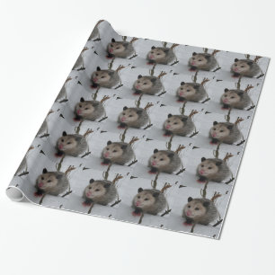 Papier Cadeau Opossum