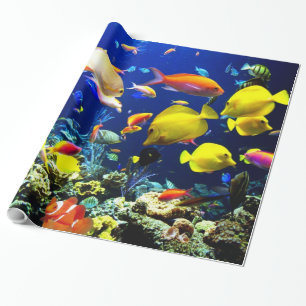 Papier Cadeau Options d'image sous-marine 5-6 Papier d'enveloppe