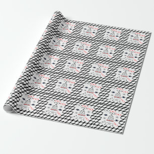 Papier Cadeau Optique Ophtalmologiste Opticien Motif