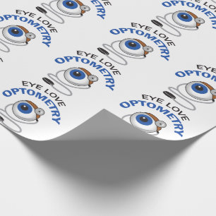 Papier Cadeau Optométrie d'amour des yeux