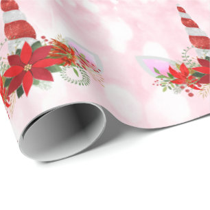 Papier Cadeau Or de rouge de parties scintillantes de rose de