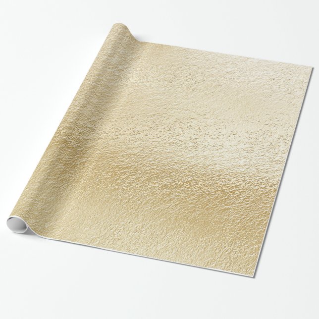 Papier Cadeau Or ripplé (Déroulé)