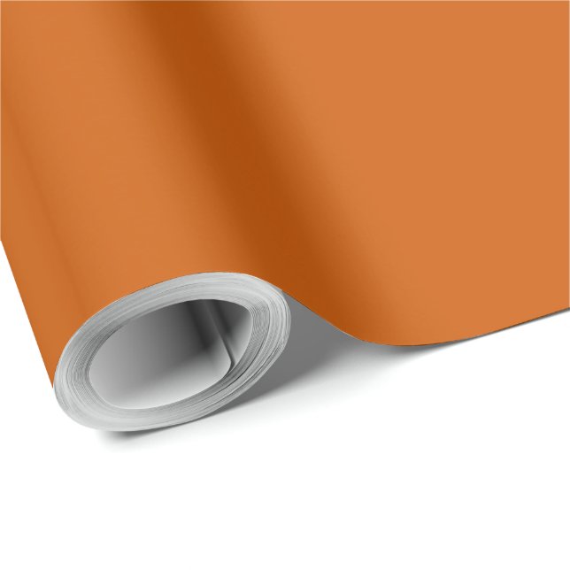 Papier Cadeau Orange brulé (Coin rond)