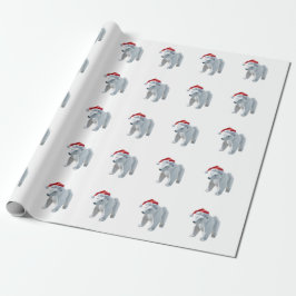Papier Cadeau Origami holiday polar bears
