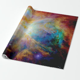 Papier Cadeau Orion Nebula Hubble Spitzer Télescope Photo spatia