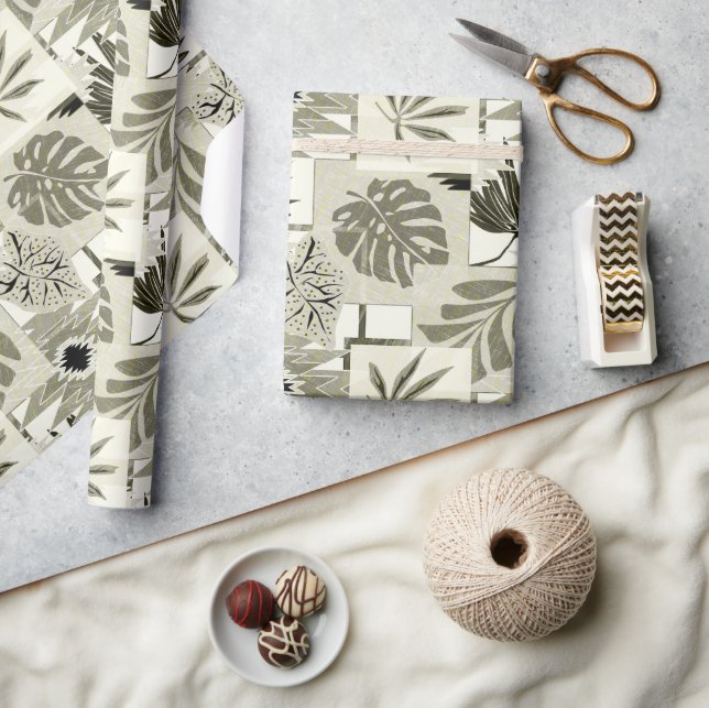 Papier Cadeau Ornement exotique. (Artisanat)