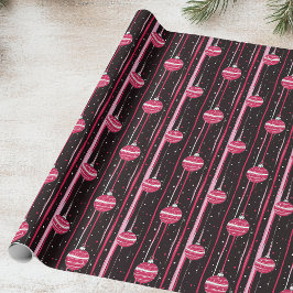 Papier Cadeau Ornement rose