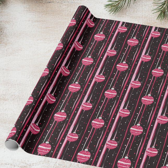 Papier Cadeau Ornement rose (Créateur téléchargé)