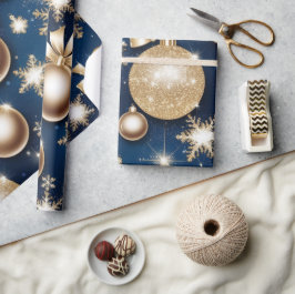 Papier Cadeau Ornements de Glitterie