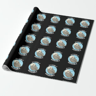 Papier Cadeau Otterly Adorable Funny Otter Pun