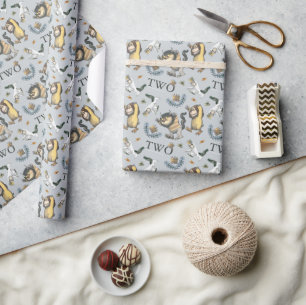 Papier Cadeau Où les choses sauvages sont 2ème anniversaire