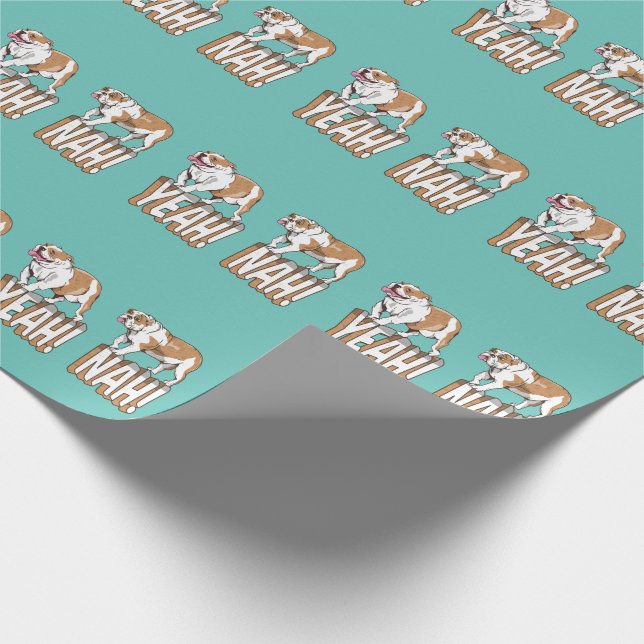 Papier Cadeau Ouais, Nah ! Bulldogs (Coin)