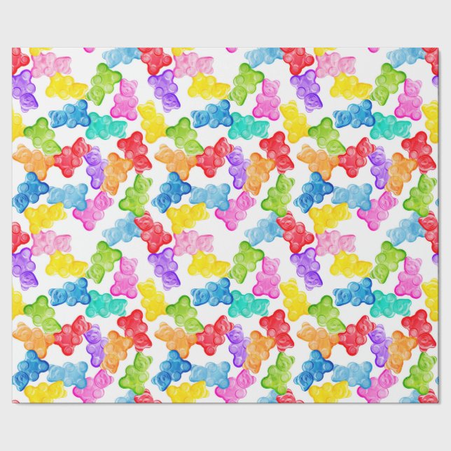 Papier Cadeau Ours de gomme par LAD (Couture)