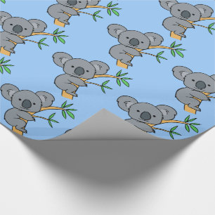 Papier Cadeau Ours de koala mignon
