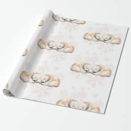 Papier cadeau Ours Polaire