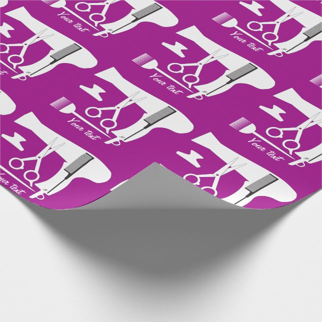 Papier Cadeau Outils de coiffures (Coin)