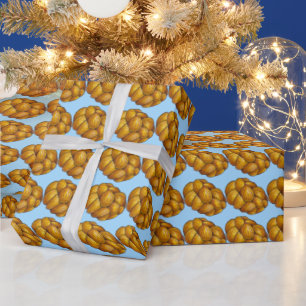 Papier Cadeau Pain Challah Hanoukka Chanukah Jours fériés juifs