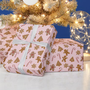 Papier Cadeau Pain d'épices Cookies et Sucres de canne