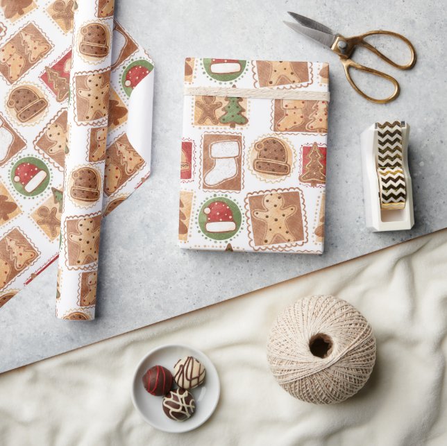 Papier Cadeau Pain d'épices Noël (Artisanat)