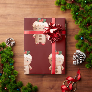 Papier Cadeau Pain d'épices Noël Noël Noël Noël Noël Noël Noël C