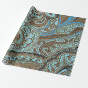 Papier Cadeau Paisley Damask - Papier à envelopper