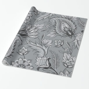 Papier Cadeau Paisley floral sans couture Papers-04