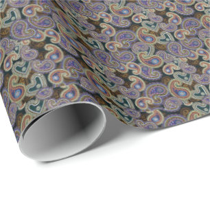 Papier Cadeau Paisley gothique