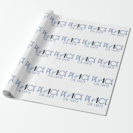 Papier Cadeau Paix sur terre avec l'enveloppe de Noël de Fox