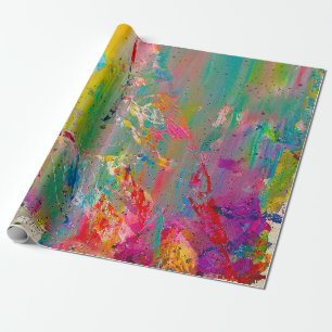 Papier Cadeau Palette de peinture