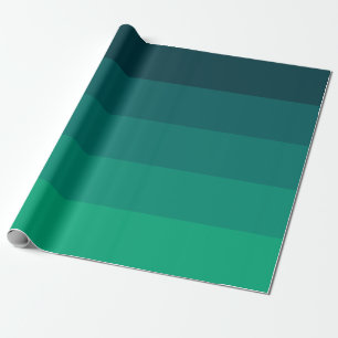 Papier Cadeau Palette rayures vertes