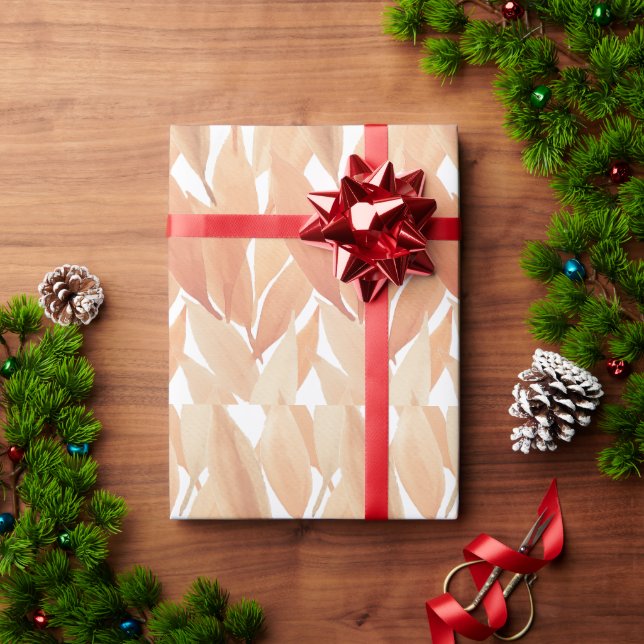Papier Cadeau Pampas Blush Folift Aquarelle tons pastel (Cadeau de vacances)