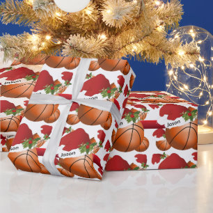 Papier Cadeau Panier de Noël   Texte DO-IT-YOURSELF