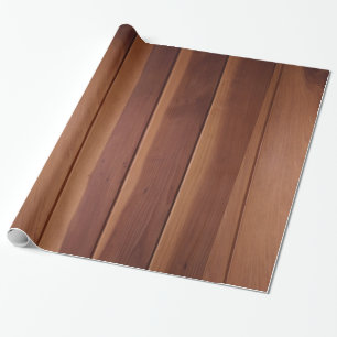 Papier Cadeau Panneautage en bois