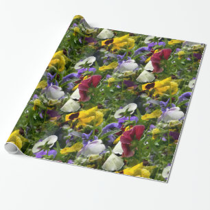 Papier Cadeau Pansies pour toujours...