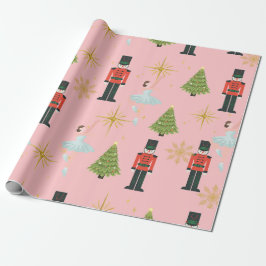 Papier Cadeau Papel de Regalo de Cascanueces y Ballerina