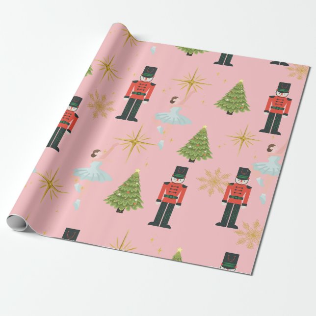 Papier Cadeau Papel de Regalo de Cascanueces y Ballerina (Déroulé)