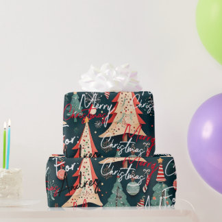 Papier Cadeau Papel regalo navideño personalizado