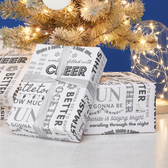 Papier Cadeau Paper de Black Family Christmas (Vacances)