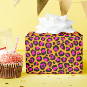 Papier Cadeau Paper du Colorful Leopard Print Wrapping